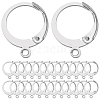 SUNNYCLUE 120Pcs 304 Stainless Steel Leverback Earring Findings STAS-SC0006-28P-1