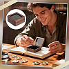 Wood Badge Packing Magnetic Boxes with Acrylic Visible Window Lid CON-WH0095-239A-01-5