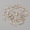 Alloy Clear Cubic Zirconia Connector Charms FIND-WH0128-12B-KCG-2