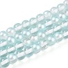 Baking Paint Transparent Glass Beads Strands DGLA-N011-6mm-05-1