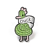 Cartoon Cactus Alloy Enamel Brooch JEWB-S020-03A-1