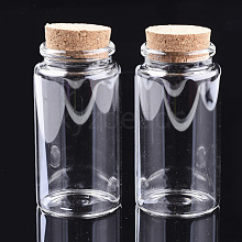 Glass Jar Glass Bottles Bead Containers AJEW-S074-03C