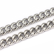 201 Stainless Steel Cuban Link Chains CHS-L001-51-2.5mm