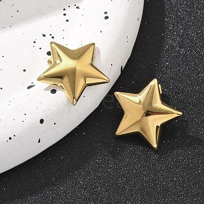 304 Stainless Steel Stud Earrings for Women LS-EJEW-K271-03A-G-1