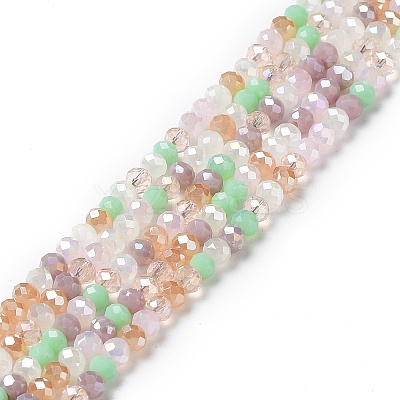 Glass Beads Strands EGLA-A034-M3mm-01-1