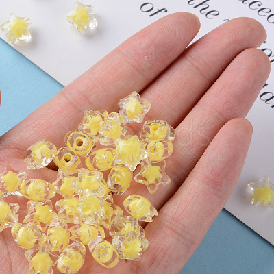 Transparent Acrylic Beads TACR-S152-01A-SS2105-1