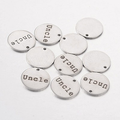 Non-Tarnish 201 Stainless Steel Pendants LS-STAS-O078-B08-1
