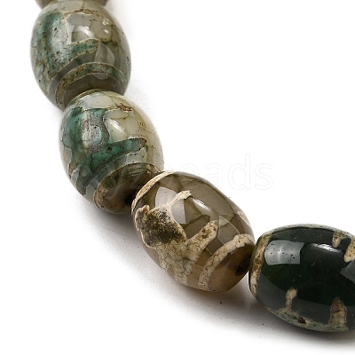 Tibetan Style dZi Beads Strands G-S389-A04-1