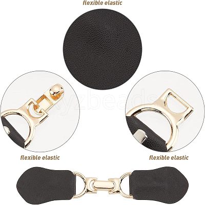 6 Sets Imitation Leather Toggle Buckle AJEW-FG0001-56-1