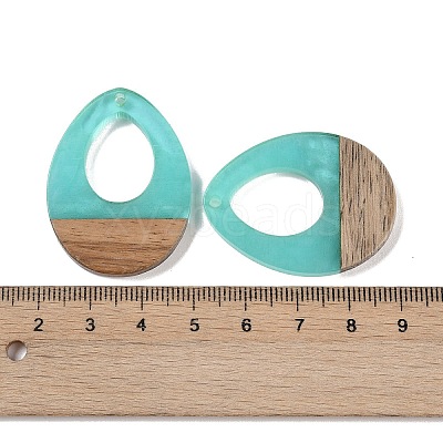 Resin & Wood Pendants WOOD-F015-17E-1