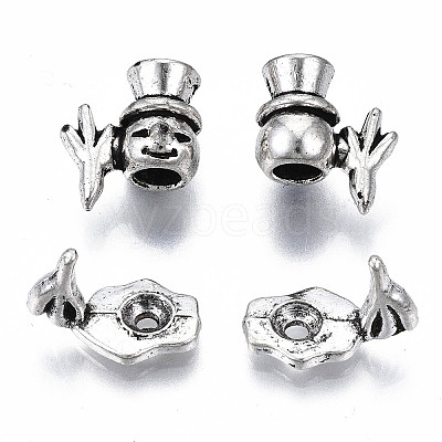 Tibetan Style Alloy Bead Frame X-PALLOY-Q441-082-RS-1