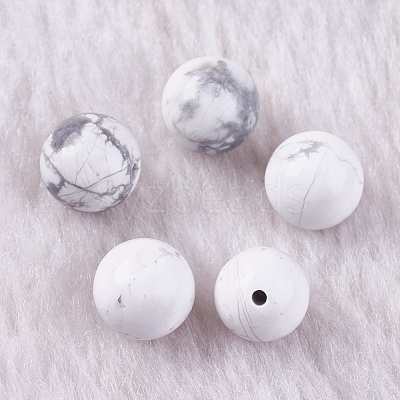 Natural Howlite Beads X-G-K275-30-8mm-1
