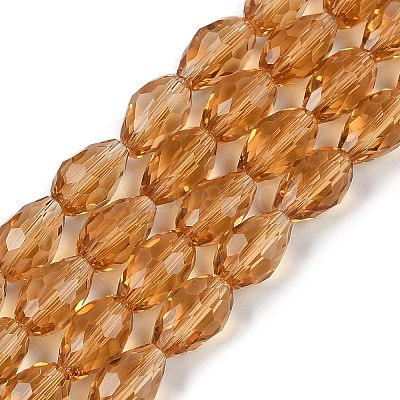 Transparent Glass Beads Strands EGLA-N013-T6mm-D21-1