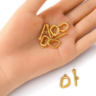 Alloy Toggle Clasps PALLOY-YW0002-22MG-1