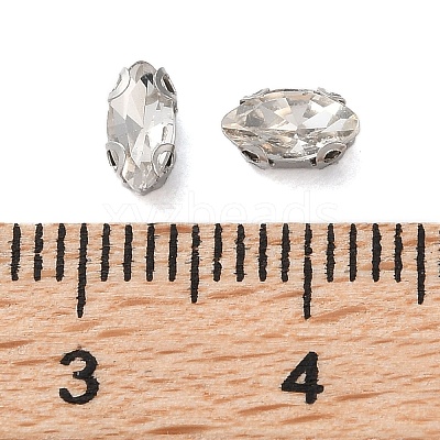 Horse Eye Sew on Rhinestone RGLA-L028-08A-01-1