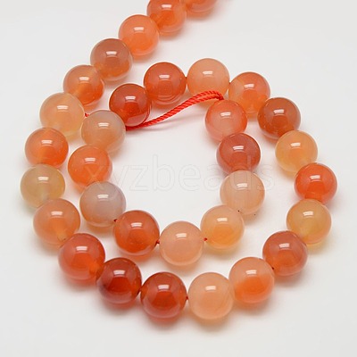 Natural Carnelian Beads Strands X-G-N0006-12mm-17-1