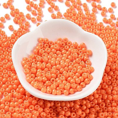 Baking Paint Glass Seed Beads SEED-H002-I-A512-1