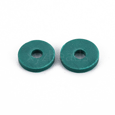 Handmade Polymer Clay Beads Strands CLAY-R089-8mm-T011-1