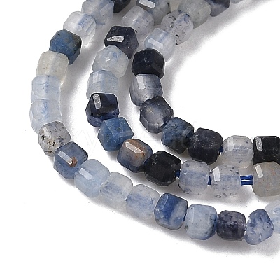 Natural Dyed & Heated Blue Aventurine Beads Strands LS-G-RM241221-K5-1