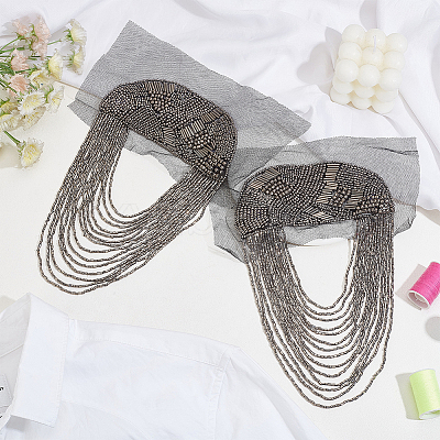 2Pcs Fashionable Tassel Epaulettes FIND-FG0003-24A-1