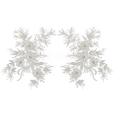 Polyester Acrylic Rhinestones Applique embroidery ABS Sequins FIND-WH20019-165A-01-1