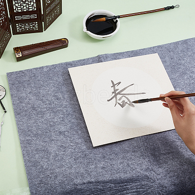 Felt Desk Pad Mat for Painting and Calligraphy AJEW-WH0504-97A-1