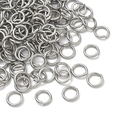 Tarnish Resistant 304 Stainless Steel Open Jump Rings STAS-R065-43-1