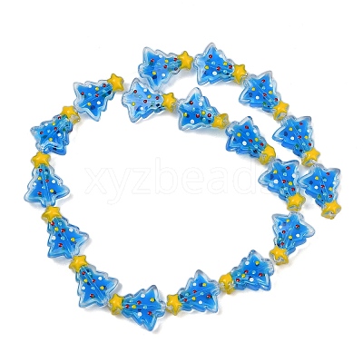 Transparent Glass Enamel Beads LAMP-S070-05E-1