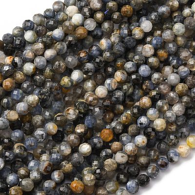Natural Kyanite Beads Strands G-RM2025-A45-6mm-A-1
