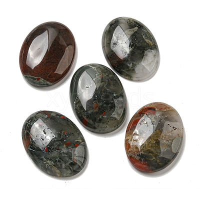 Natural African Bloodstone Cabochons G-C115-01B-11-1
