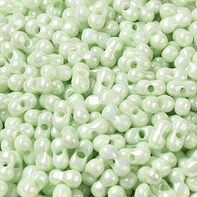Opaque Colours Luster Glass Seed Beads SEED-B001-01A-10-1