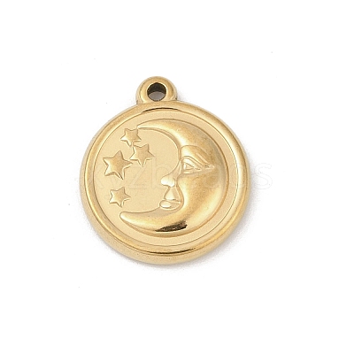 304 Stainless Steel Pendants STAS-D366-01D-G-1