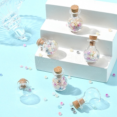 8Pcs Glass Bottles BOTT-FS0001-02-1