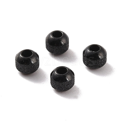 Textured 304 Stainless Steel Beads Ion Plating(IP) STAS-P306-01A-EB-1