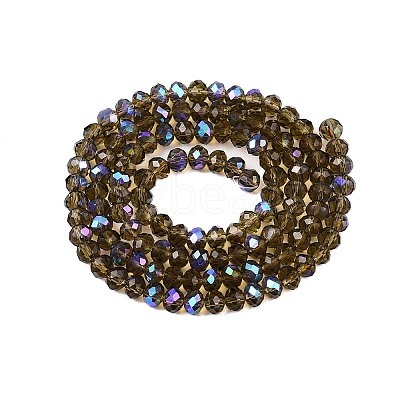 Electroplate Glass Beads Strands EGLA-A044-T4mm-L16-1