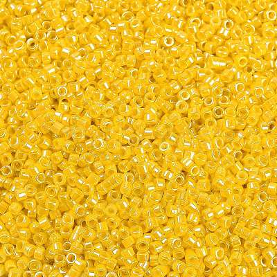 Opaque Colours Luster Glass Seed Beads SEED-H003-12H-1