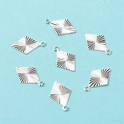Brass Charms KK-F831-026S-RS-1