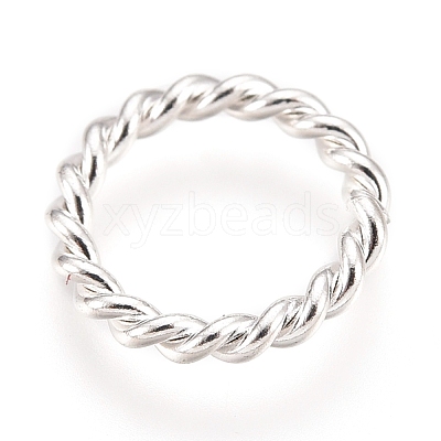 304 Stainless Steel Open Jump Rings X-STAS-F191-11S-B-1