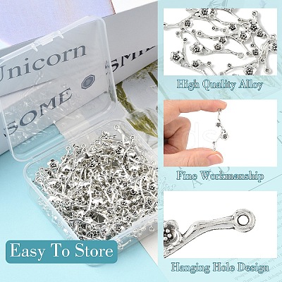 100G Tibetan Style Alloy Connector Charms FIND-YW0008-03-1