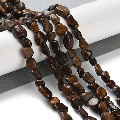 Natural Soil Opal Beads Strands G-P497-01C-13-1