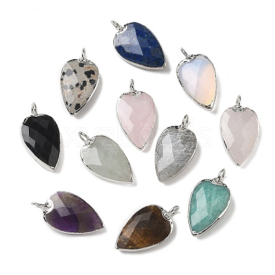 Natural & Synthetic Mixed Stone Pendants G-G012-13P-1