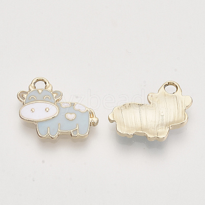 Alloy Enamel Pendants ENAM-S119-005C-1