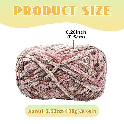 Super Bulky Chenille Polyester Yarn YCOR-FZC0001-01I-1