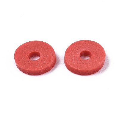 Handmade Polymer Clay Beads CLAY-R067-6.0mm-B30-1