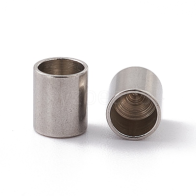 Tarnish Resistant 201 Stainless Steel Cord Ends STAS-G288-01B-P-1
