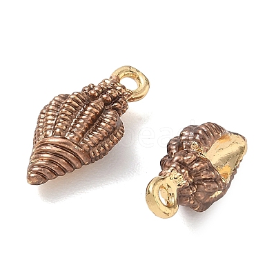 Brass with Enamel Charms KK-CBA61F8-01G-01-1