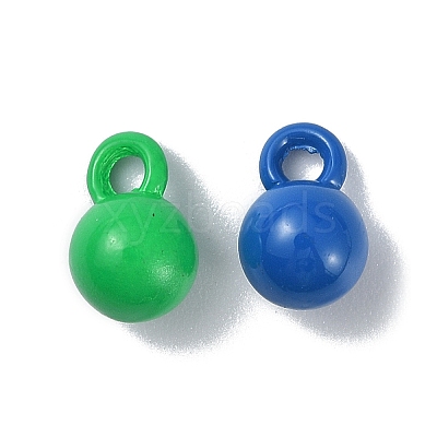 Spray Painted Alloy Pendant PALLOY-Q445-03-1