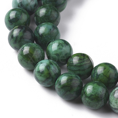 Natural Map Stone Picasso Jasper Beads Strands X-G-F668-29-8mm-1