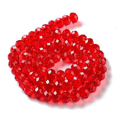 Glass Beads Strands GR12MMY-47L-1