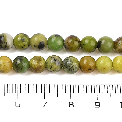 Natural Serpentine Beads Strands G-G829-06-6mm-1